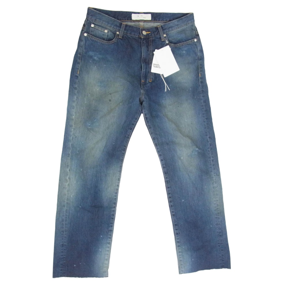 ANCELLM アンセルム 26SS ANC-#07-26SS SLIM STRAIGHT 5P DENIM PANTS スリム ストレート デニム パンツ ジーンズ インディゴブルー系 3 メンズ【古着】【中古】｜ブランド古着 ライフ店