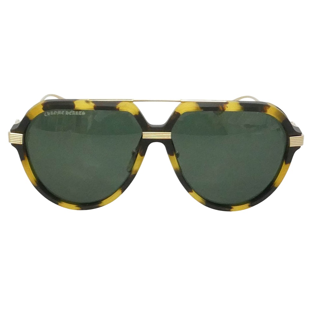 CHROME HEARTS クロムハーツ（原本無） HUGH JAYNUS ティアドロップ サングラス アイウェア 60□12-140【美品】 メンズ【中古】｜ブランド古着 ライフ店