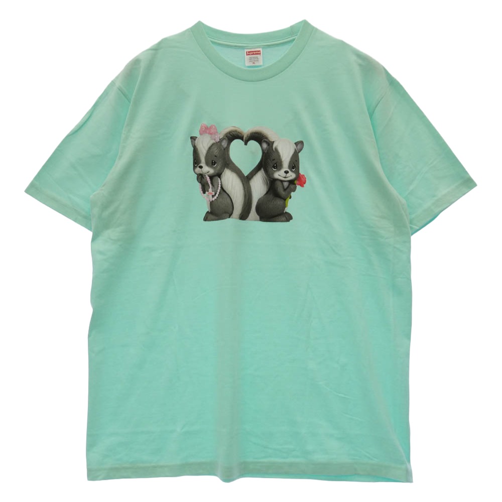 Supreme シュプリーム 26ss Skunk Tee 半袖 Tシャツ クルーネック カットソー ライトグリーン系 XL【極上美品】 メンズ【古着】【中古】|ブランド古着 ライフ店
