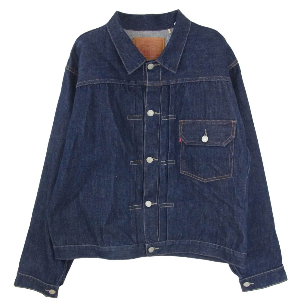 Levi's リーバイス 70506-0028 TYPE I JACKET 1936 506XX 1stタイプ オーガニックコットン デニムジャケット Gジャン インディゴブルー系 44【美品】 メンズ【古着】【中古】|ブランド古着 ライフ店