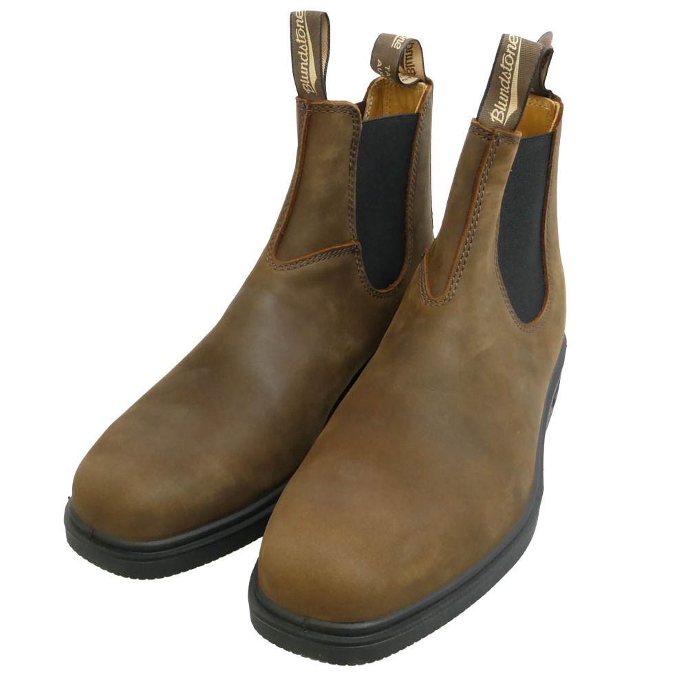 ブランドストーン 2029 Elastic Leather Chelsea Lug Boots Antique brown エラスティック アンティークブラウン スエード レザー サイドゴア チェルシー ショート ブーツ ブラウン系 UK9【美品】 メンズ【中古】｜ブランド古着 ライフ店 13,488円
