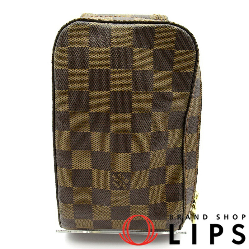 LOUIS VUITTON ジェロニモス ダミエエベヌ ボディバッグ ジェロニモス ダミエエベヌ ボディバッグ PVC ブラウン ルイヴィトン