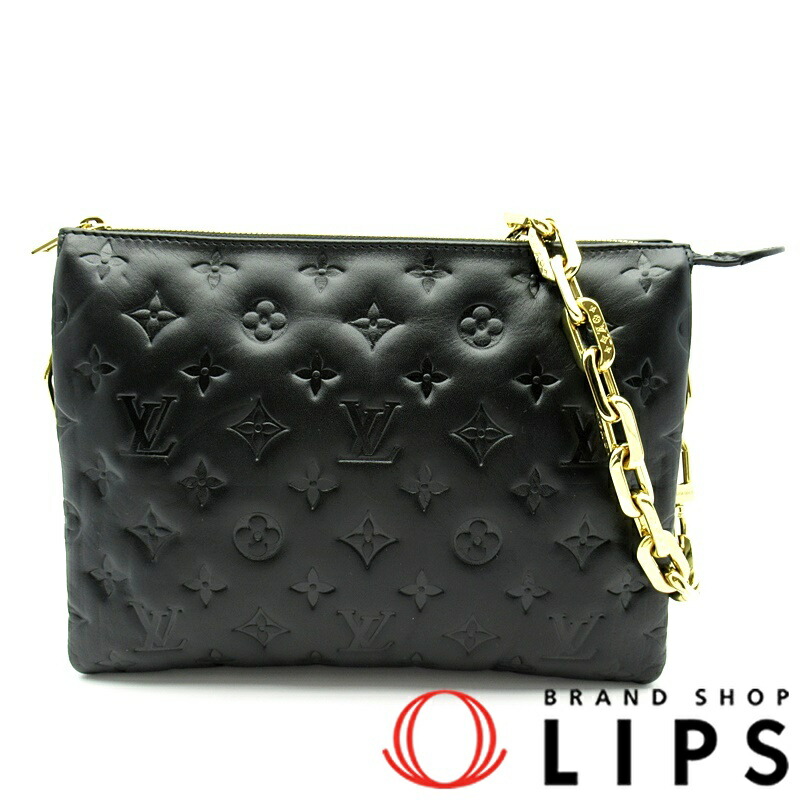 【高級感あるブラックが素敵♪】Louis Vuitton★クッサン PM 楽天市場】【最終値下げ】【中古】 LOUIS VUITTON （ルイ