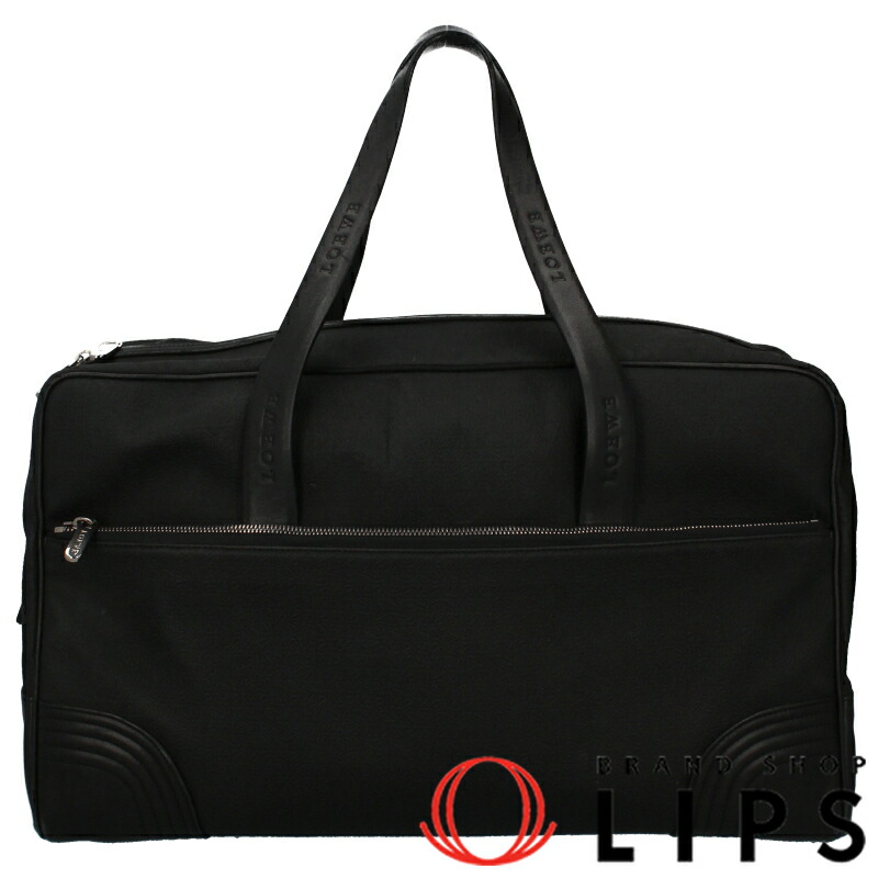 美品✨Roen BLACK ボストンバッグ　トートバッグ　ドクロ　ロゴ　レザー 美品✨Roen BLACK ボストンバッグ トートバッグ ドクロ ロゴ