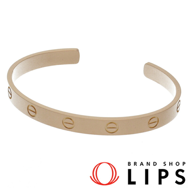 楽天市場】カルティエ Cartier ラブブレス K18PG #17 ピンクゴールド