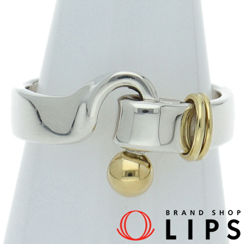 楽天市場】ティファニー Tiffany&co. フック＆アイリング K18×SV925