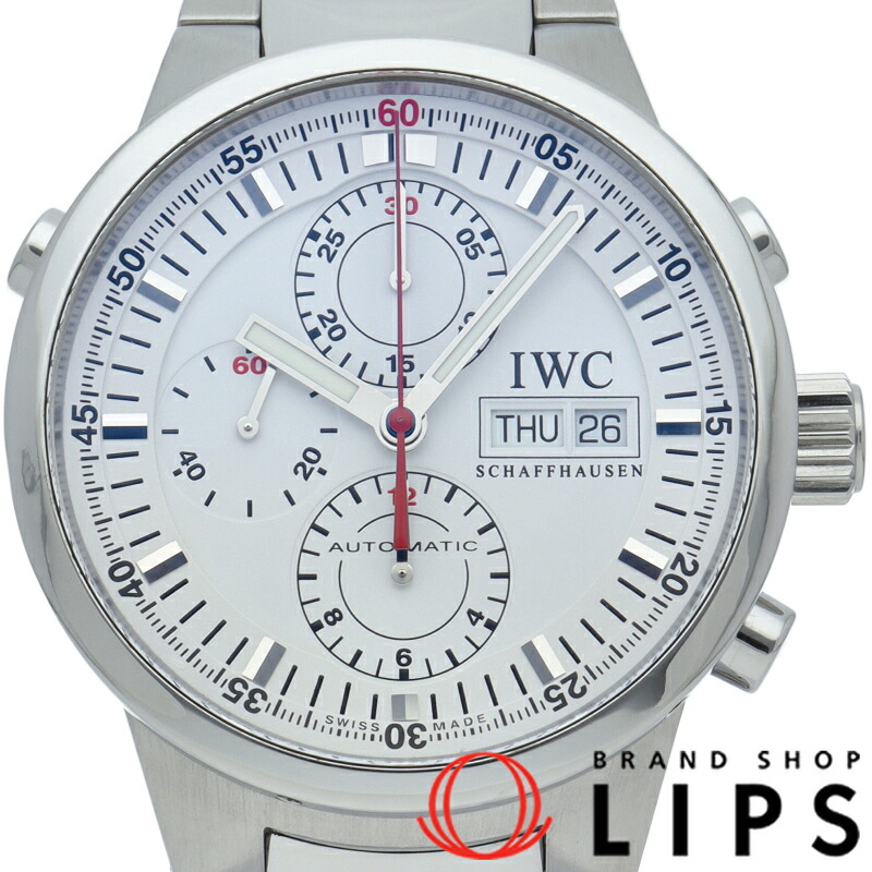 【中古】 インターナショナルウォッチカンパニー IWC GSTクロノグラフ ラトラパンテ GST Chronograph Rattrapante IW371523 SS メンズ時計 ホワイト