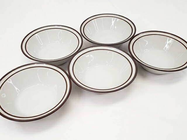 Noritake 中古 中鉢 5ゲスト揃え Primastone 茶色 ノリタケ 食器 食べる雑貨 Ed 7 Maxtrummer Edu Co