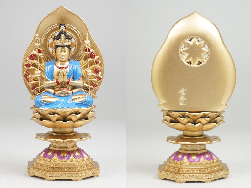 J0805 】 仏像 合金の観音仏 高さ38㎝ 中古品 日本仏教美術 Yahoo