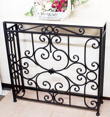 楽天市場】コンソールテーブル 玄関 スリム コンソール アンティーク