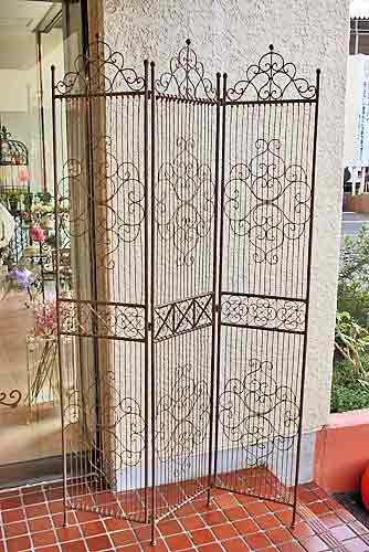 楽天市場】パーテーション アイアン 間仕切り パーティション3連