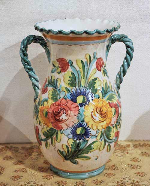 楽天市場】イタリア製 フラワーベースインテリア クラシック