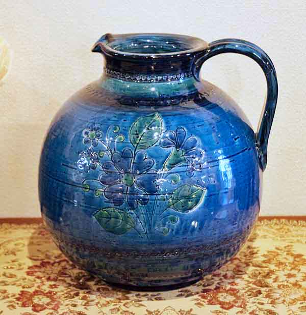 楽天市場】イタリア製 輸入雑貨 花瓶 マヨルカ焼き デルータ Deruta