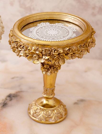 楽天市場】バロック スタンド型 ミラートレイ Sサイズアンティーク