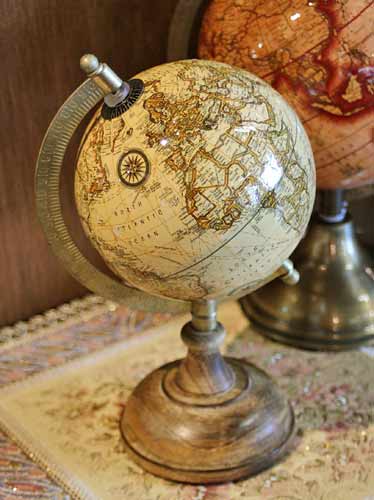 アンティーク地球儀 楽天市場】アンティーク 地球儀インテリア オブジェ クラシック