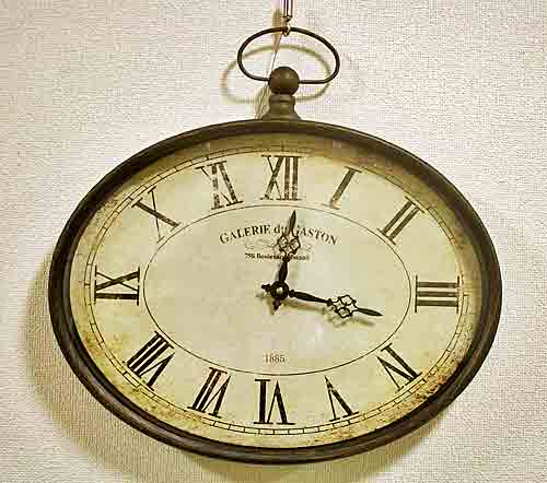 楽天市場】輸入雑貨 ルーヴル ラージ クロック 壁掛け時計 コベント