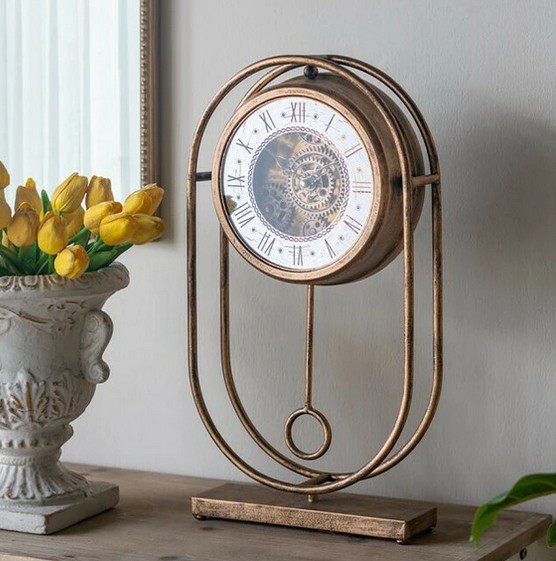 楽天市場】輸入雑貨 置時計 時計 モダン クラシック リビングスタジオ