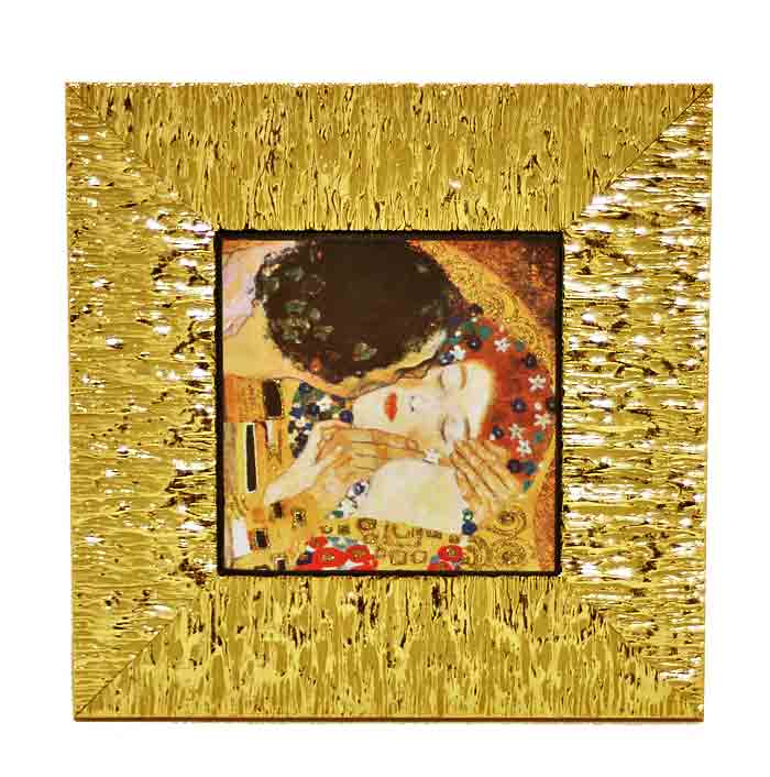 イタリア 額絵 アートフレーム クリムト 接吻 キス 2691-530G イタリア 額絵 アートフレーム クリムト 接吻 キス 2691-530G