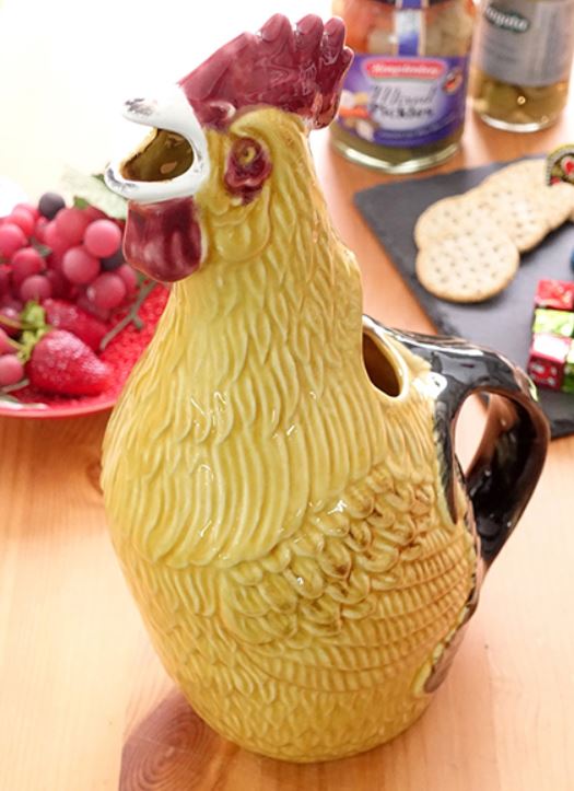 楽天市場】ポルトガル製 陶器製 ニワトリ ジャグ 水差し ハンドメイド