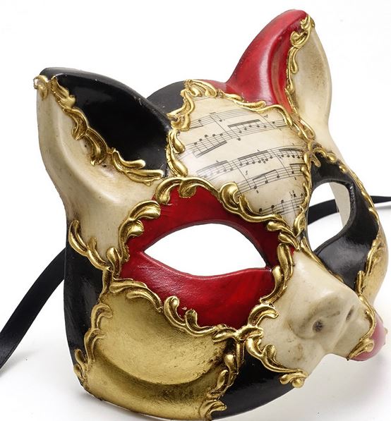 イタリア ベネチアンマスク マスケラ ホワイト ゴールド BCE-900S-GL イタリア ベネチアンマスク マスケラ ホワイト ゴールド BCE-900S-GL