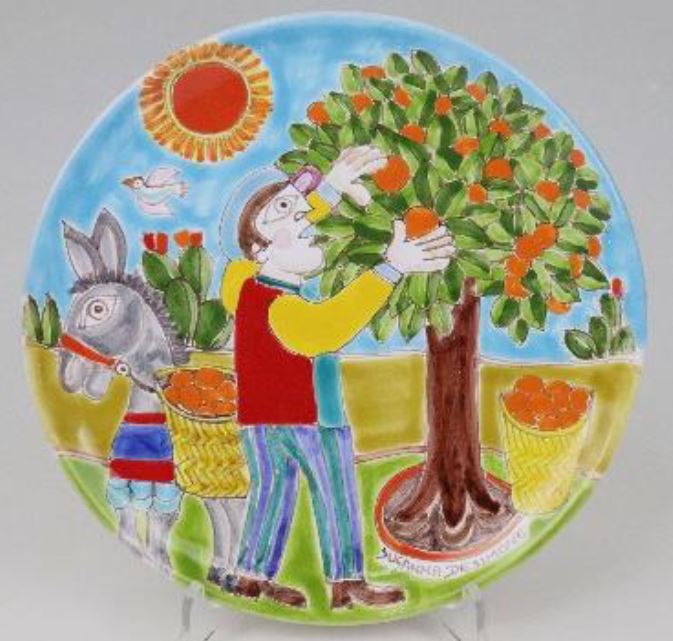 楽天市場】Susanna de Simone イタリア 絵皿 19cm ニワトリ お皿