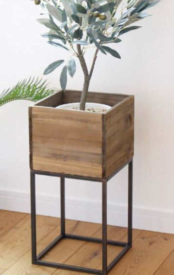 楽天市場】アイアンスタンド ウッドボックスMレトロ アンティーク