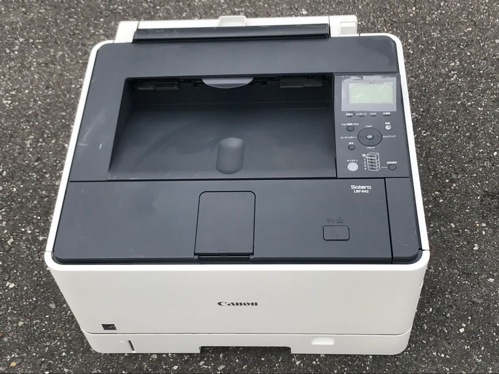 分解清掃部品交換整備済★CANON LBP442 カウント26375★両面印刷対応、残量約60%純正トナー042H有り★プリンターCANON A3モノクロレーザープリンターLBP-442【中古】|L.K&Shop