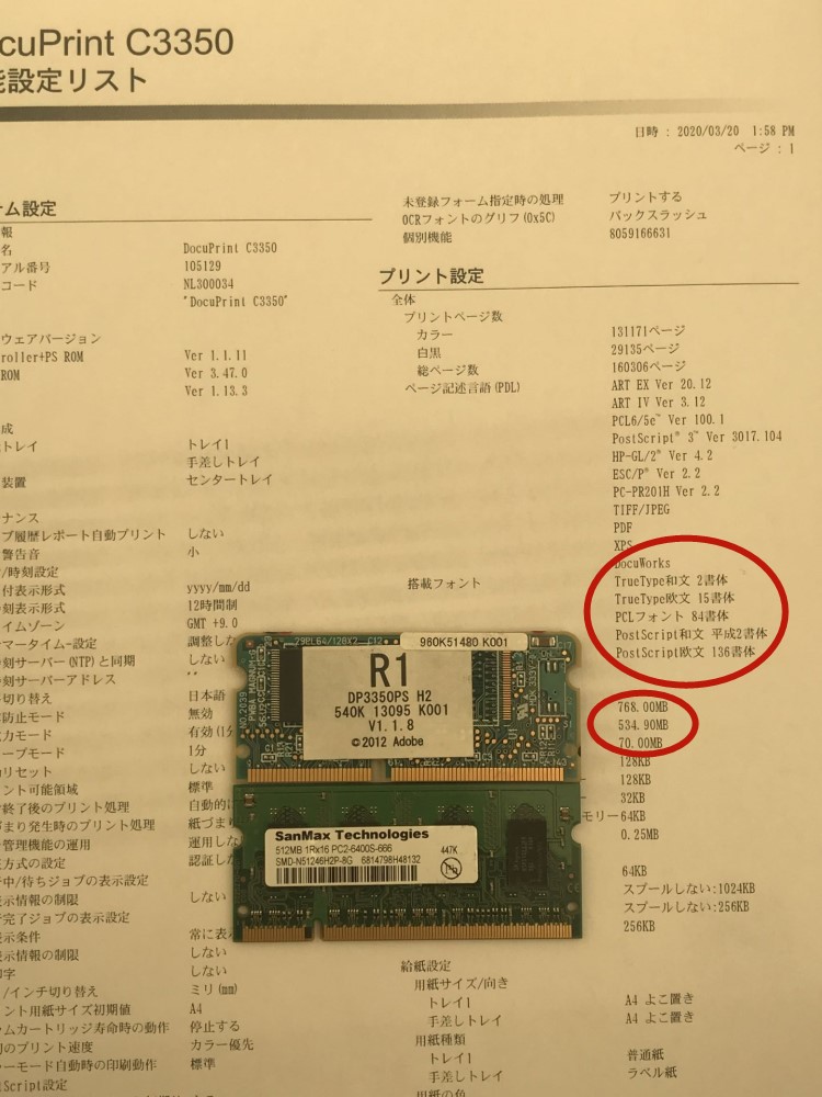 E3300150 FUJIXEROX PostScript ソフトウエアキットPS3(モリサワ2書体) DocuPrint 4050用 EC100976付 PostScript ソフトウエアキット(モリサワ2書体) E3300150