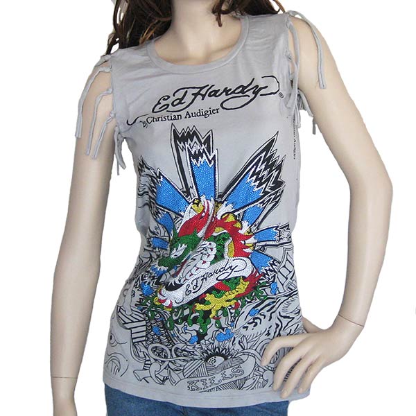 楽天市場】送料無料 レディース タンクトップ エドハーディー ED Hardy
