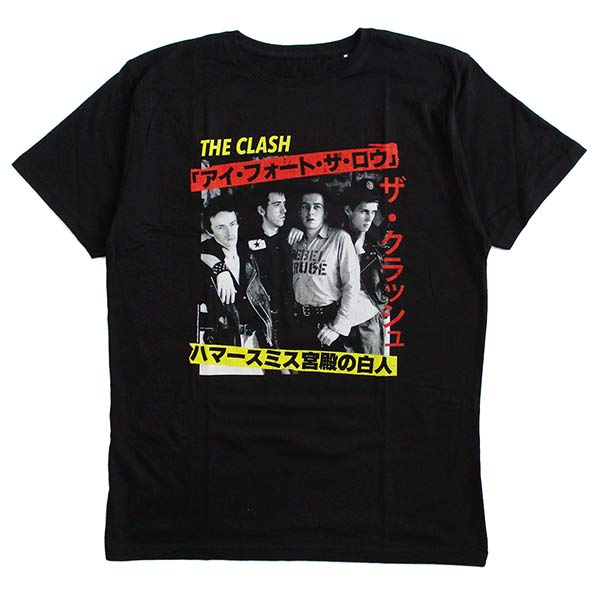 楽天市場 The Clash ザ クラッシュ メンズ半袖ｔシャツ アイ フォート ザ ロウ I Fought The Law ハマースミス宮殿の白人 ロックtシャツ バンドtシャツ パンク 正規ライセンス品 送料無料 Ll Factory