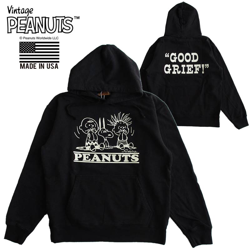 WAREHOUSE × PEANUTS パーカー LINUS  スヌーピー WAREHOUSE[ウエアハウス] スウェットパーカ ヴィンテージ