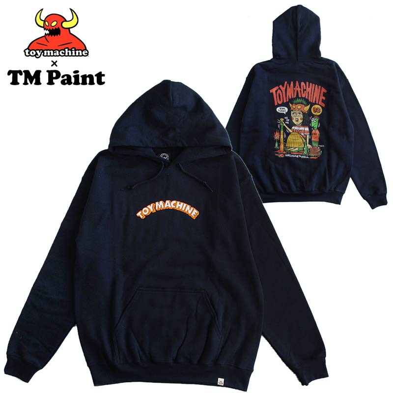 tシャツ TM PAINT LOGO PARKA レディース メンズ TM PAINT COLLAB WELCOME TO HELL SWEAT PARKA – Toy Machine Japan