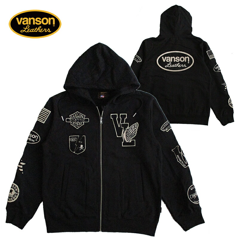 Ｖａｎｓｏｎ　バンソン 楽天市場】バンソン VANSON パーカー VANSON LEATHERS ロゴ刺繍