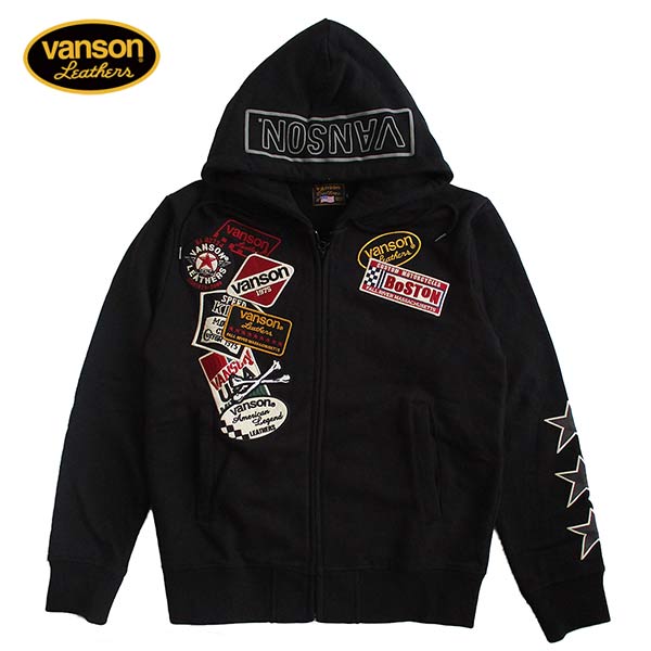 楽天市場】VANSON バンソン メンズ パーカー VANSON BONE ZIP UP