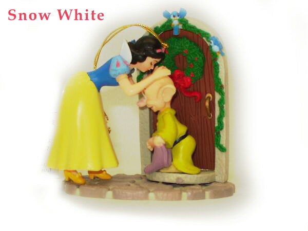 送料無料　白雪姫 クリスマスマス オーナメント おとぼけ 未使用 ディズニー キャラクター雑貨 インテリア 小物 プリンセス画像