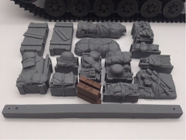 楽天市場】送料無料 VG 1/15〜1/16 ドイツ軍戦車用 レジン製 ハイ