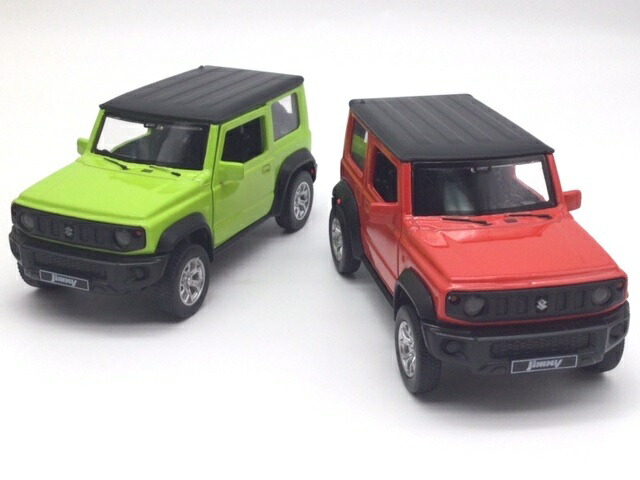 スズキ - ハイストーリー 1/43スズキジムニーシェラキネティックイェロー2トンミニカー スズキ純正 「JB74ジムニーシエラ 1/43 ダイキャストミニカー