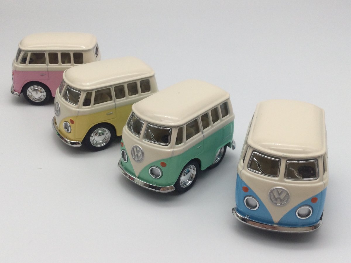 値下げしました。Volkswagenフォルックスワーゲン　バス　ミニカー 楽天市場】ミニミニ ワーゲンバス スタンダードカラー お得な4色