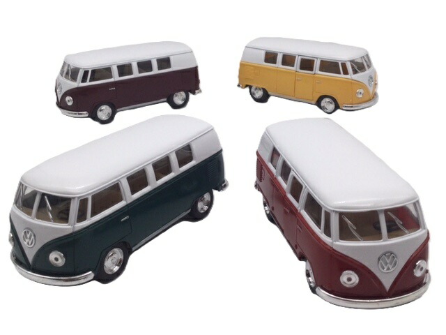 楽天市場】ミニカー 1/34 1963 ワーゲンタイプ2 ダブルキャブ