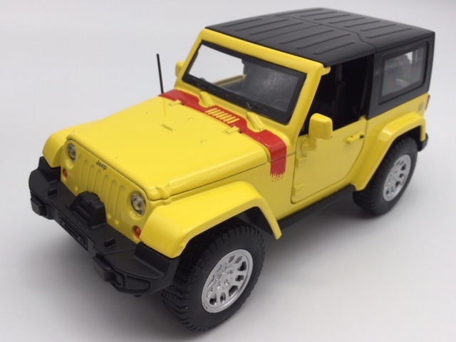1/18 ジープラングラー ウィリス イエロー JEEP WRANGLER Bibian 比比昂 - 1/18 ジープラングラー ウィリス イエロー JEEP
