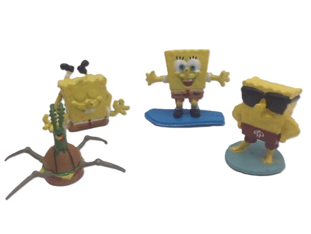 楽天市場】スポンジ・ボブ ミニ フィギュア 5個セット 人形 置物 飾り