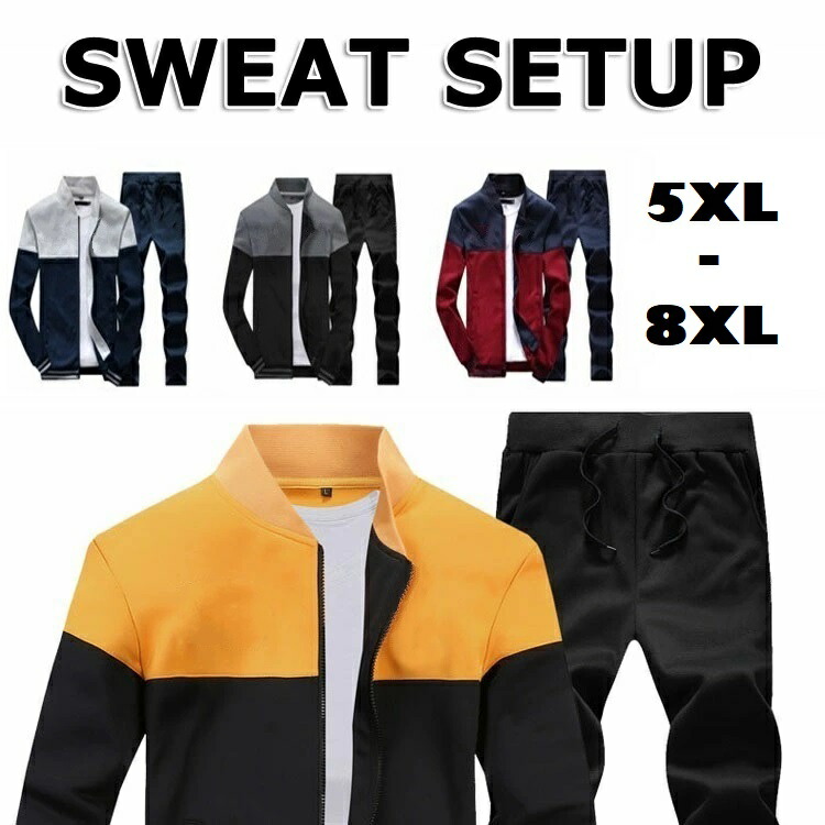 スウェット上下セット 春秋冬 スエット上下 大きいサイズ メンズ おしゃれジャージ ジャージ 上下 スウェット上下 セットアップ スポーティー 長袖 男女兼用 パーカー パンツ 上下セット レディース カジュアル おしゃれ 全4色 5xl 8xl 専門ショップ