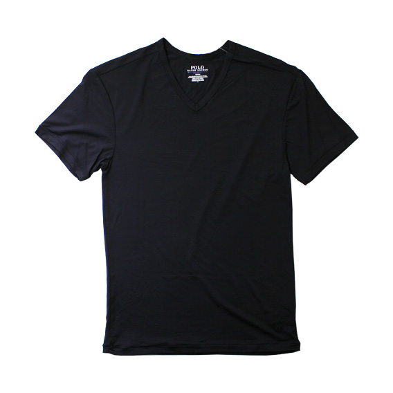 【楽天市場】ポロラルフローレン：MICROFIBER VネックTシャツ (ブラック)[ボクサーパンツ 男性下着 メンズインナー 人気ブランド