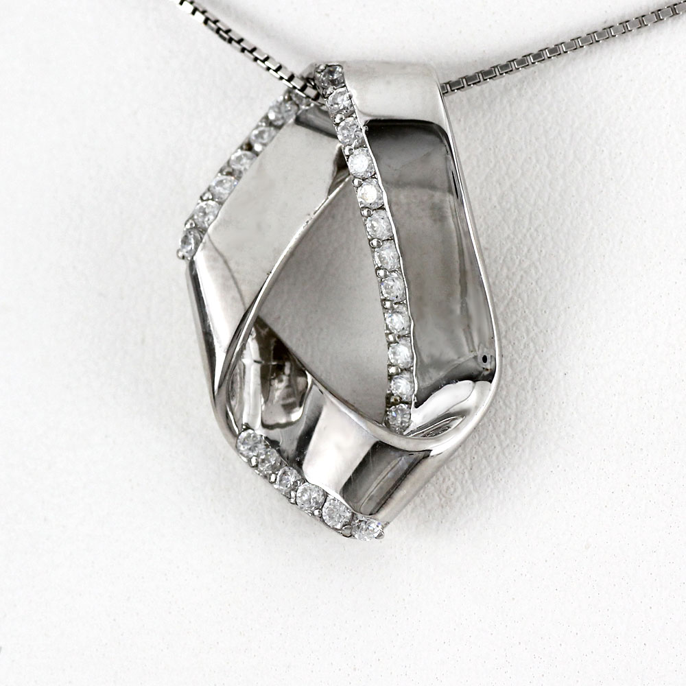 【P10倍 500円OFFクーポン】 ネックレス ダイヤモンド ペンダント レディース シンプル 地金 ゴージャス ゴールド k18 18k 18金 ボーナスセール|luire