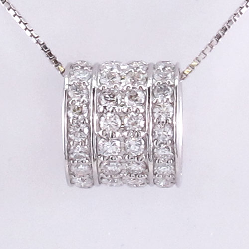 お気にいる 楽天市場 ダイヤモンド ネックレス 18k ペンダント レディース サークル アンティーク ゴールド K18 18金 Luire 気質アップ Tadawul Ly