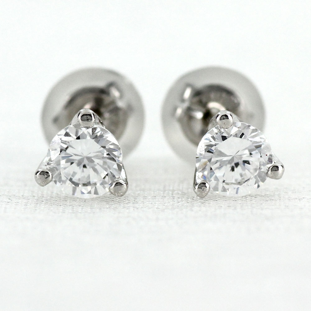 【P10倍 お買い物マラソン】ダイヤモンド ピアス プラチナ レディース 一粒ダイヤ 0.3カラット スタッド シンプル プラチナ pt900 母の日 64,185円