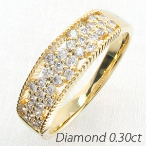 人気ショップが最安値挑戦 リング ダイヤモンド 指輪 レディース フラワー 花 セブンスター アンティーク ミル打ち ゴージャス グラデーション K18 18k 18金 ゴールド 0 3カラット 全国組立設置無料 Reltexir Com