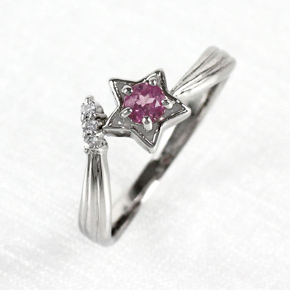 リング　Pt900　天然スターサファイア　非加熱　コランダム　プラチナ 最高品質！非加熱 3.013ct 天然サファイア 0.4ct 天然