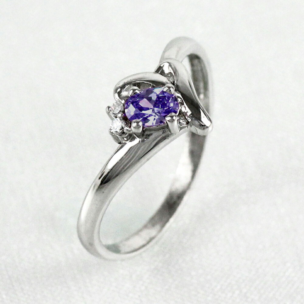 【 PT900/ リング 】アメジスト 天然石 指輪3.43g 10号 onlr0266_4.jpg