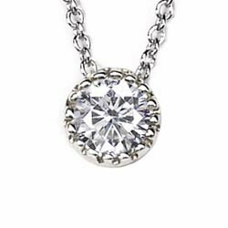 【P10倍 お買い物マラソン】18k k18ゴールド 一粒石 ダイヤネックレス 0.30ct k18ホワイトゴールド ペンダント 誕生日 ギフト 母の日 105,105円